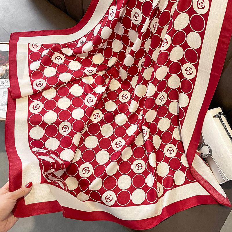 

90 * 90 см новый квадратный шарф многофункциональный декоративный модный шарф двойного назначения шаль носить солнцезащитный крем зима тепло 90*90cm