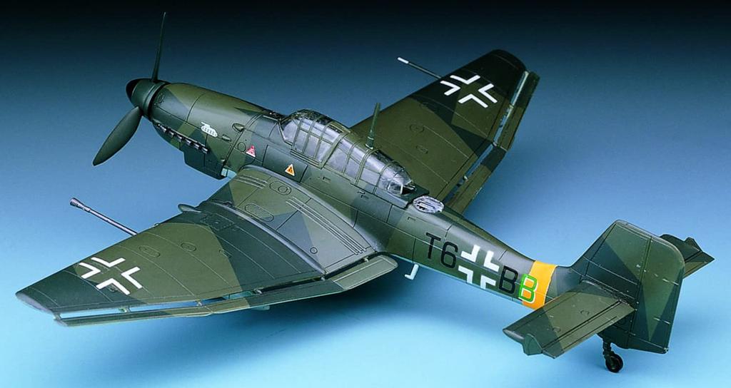 Doyusha scale German Stuka attack aircraft plastic model 1/72 Ju87G-1 anti-tank