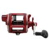 Fishing Reel 3.6:1 Ratio Drum Reel 7 14 Resistance with Line Counter for Long Shot Sea FishingRed Right Handed