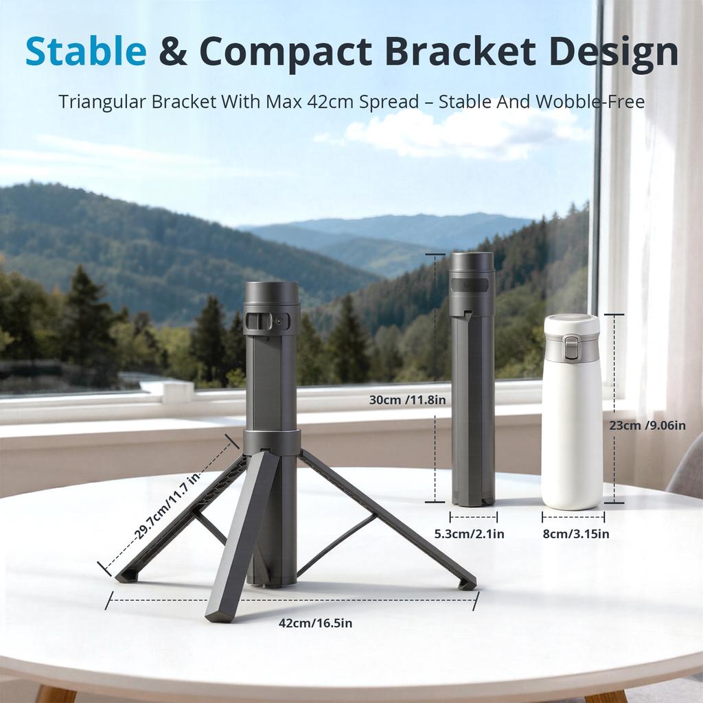 Power Stand for Starlink Mini 45000mAh Portable Power Bank with Integrated Foldable Mount Dedicated 30V/2A DC Output 100W USB-C PD Fast Charging