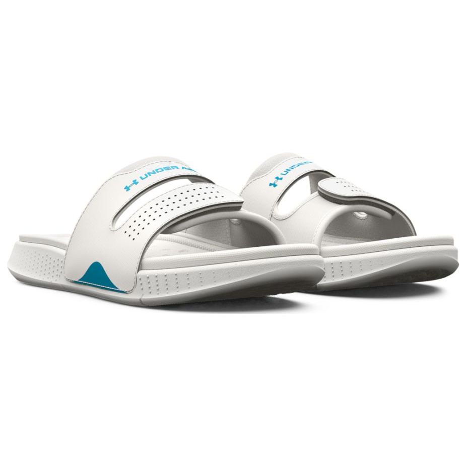 Under Armour Ansa Studio Non-Slip Durable Sports Slippers Women Footwear Gray Blue 3025045-102