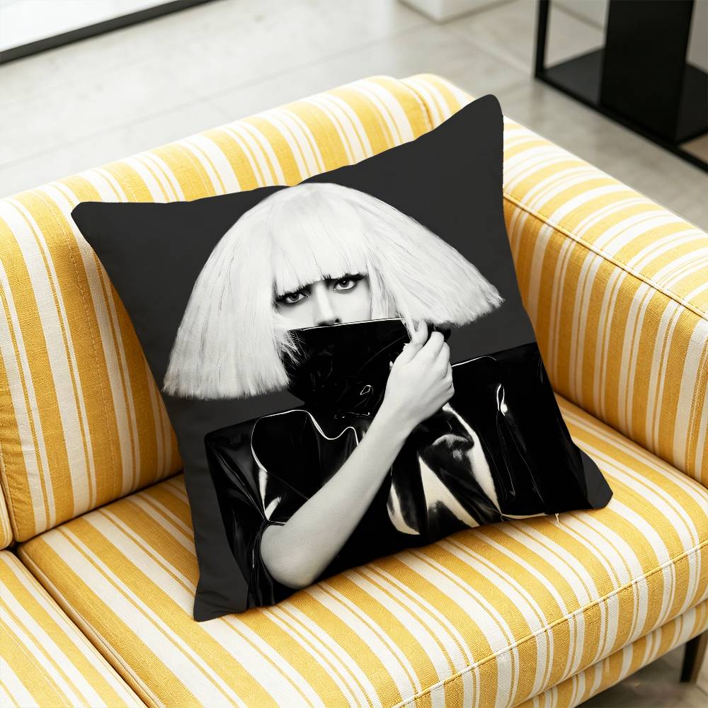 For Lady Gaga Mayhem Throw Pillow Case Cover Custom Decorative Pillowcase Cushion Decor DIY Gift