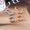 Colorful Zircon Star Earrings with Unique Design