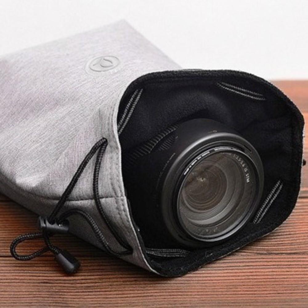 Waterproof Digital Camera Bag Dustproof Professional Drawstring Case Nylon with Drawstring SLR Storage Pouch Travel
