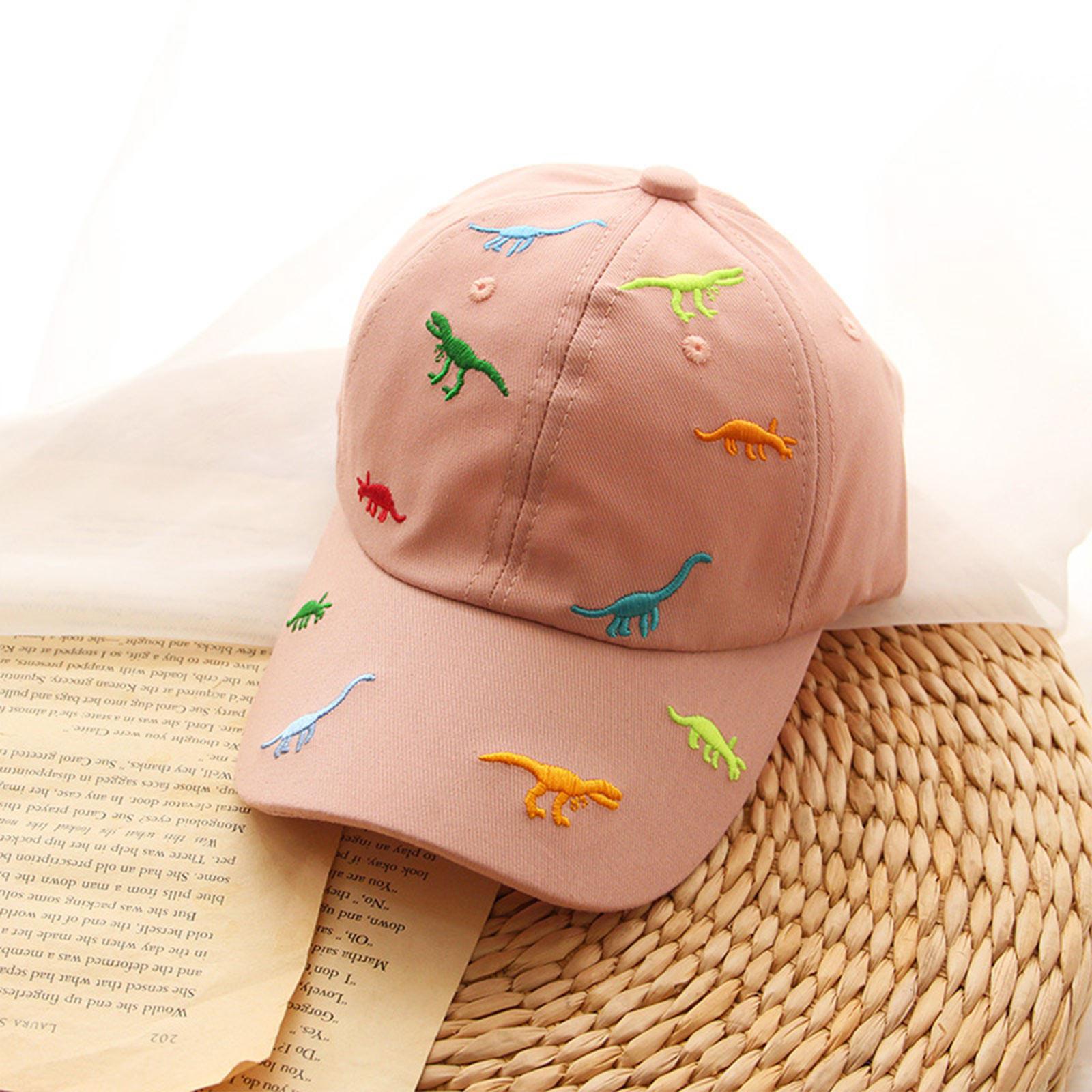 

Унисекс для малышей, простая хлопковая регулируемая низкопрофильная бейсболка, шляпа с козырьком One Size розовый