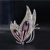 New Alloy Brooch High-end Niche Women's Peony High-end Pin Coat Suit High-end Versatile Brooch