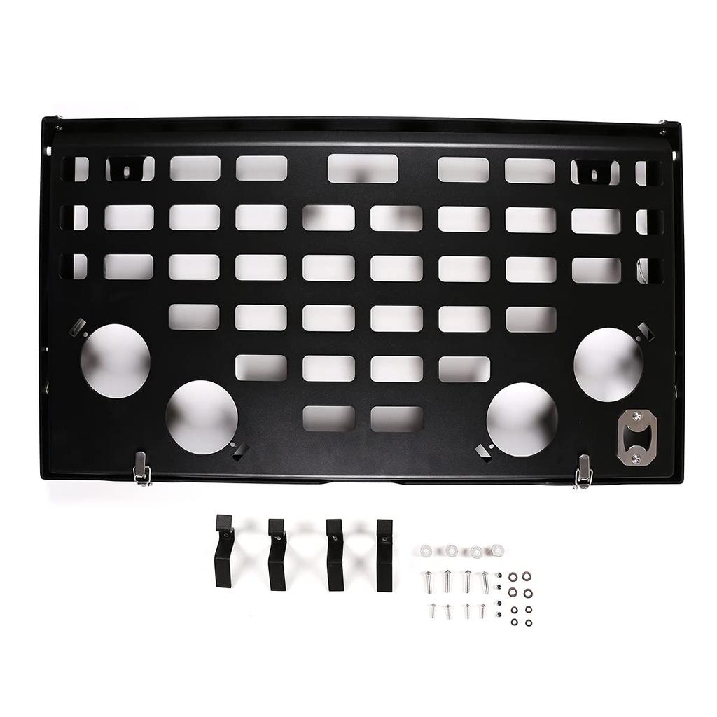 METYOUCAR for Land Rover Defender 90 110 Tray Multifunctional Tray Rack Car Simple Table Foldable Tailgate Table Rear Door Table Storage Cargo Shelf