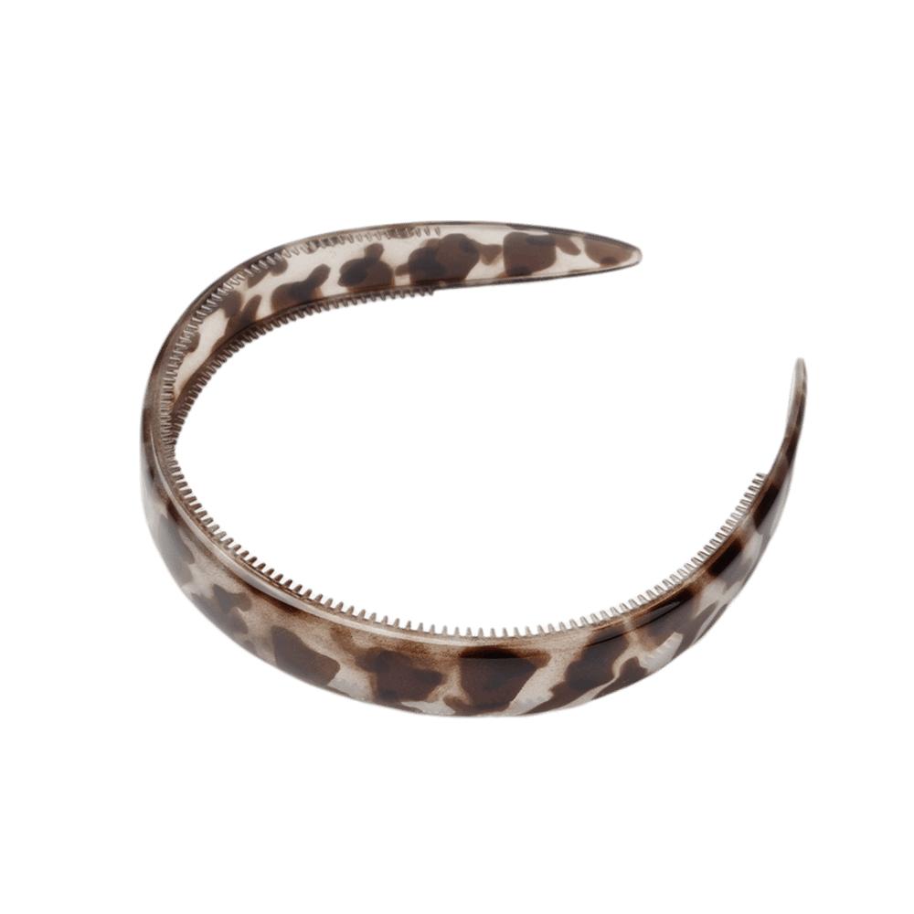 Koreanischer Schildpatt-Haarreif Breites rutschfestes Zahn-Stirnband Neuer Retro-Leoparden-Haarreif Büro