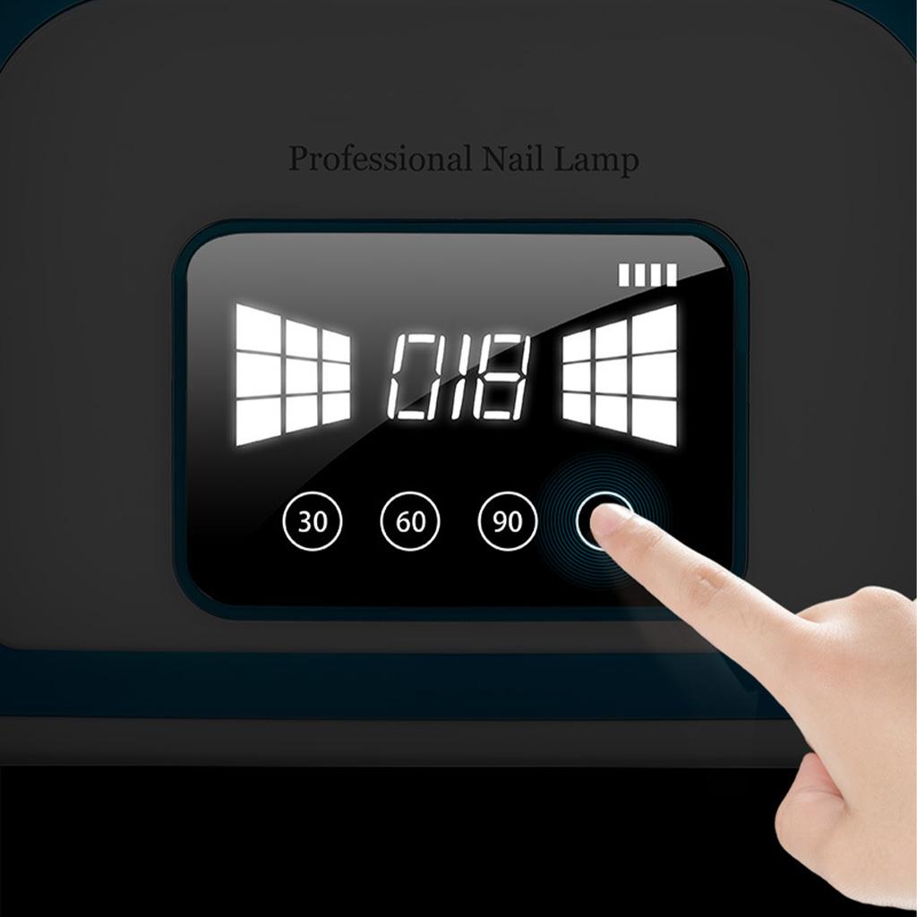 120W Rechargeable Nail Light Therapy Machine UV Baking Lamp Led Nail Polish Curing Instrument Wireless Power Storage Model