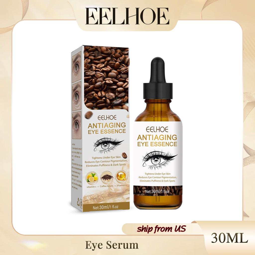 Eelhoe Anti-aging Eye Serum Removes Eye Bags Reduces Pores and Fine Lines Lighens Wrinkles and Dark Circles Eye Care Essence
