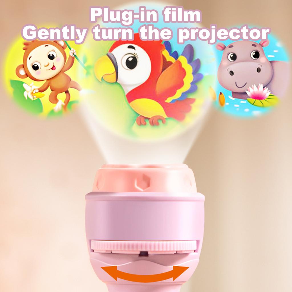 120 Patterns Projector Toys Flashlight Kids Flashlight Projector Educational Toys Cartoon Patterns Projector Educational Toys