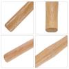 2Pcs 37Cm Hammer Handle Wooden Replacement with Natural Grain Texture Anti-Skid Grip for Claw Ball Peen Hammer Garden Repair