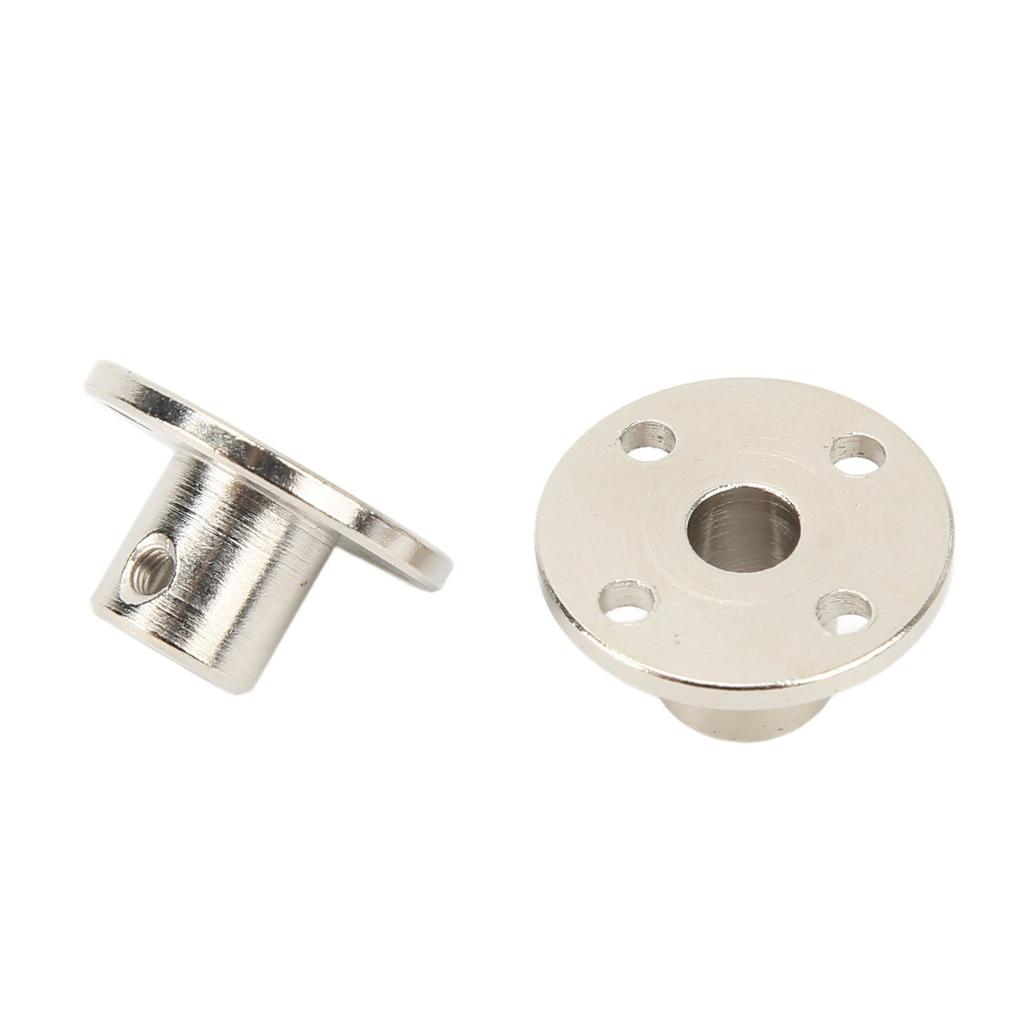5Pcs 6mm Flange Shaft Coupling Flange Coupling Connector Rigid Guide Model Coupler Accessory Shaft Axis Fittings for RC Model Motors