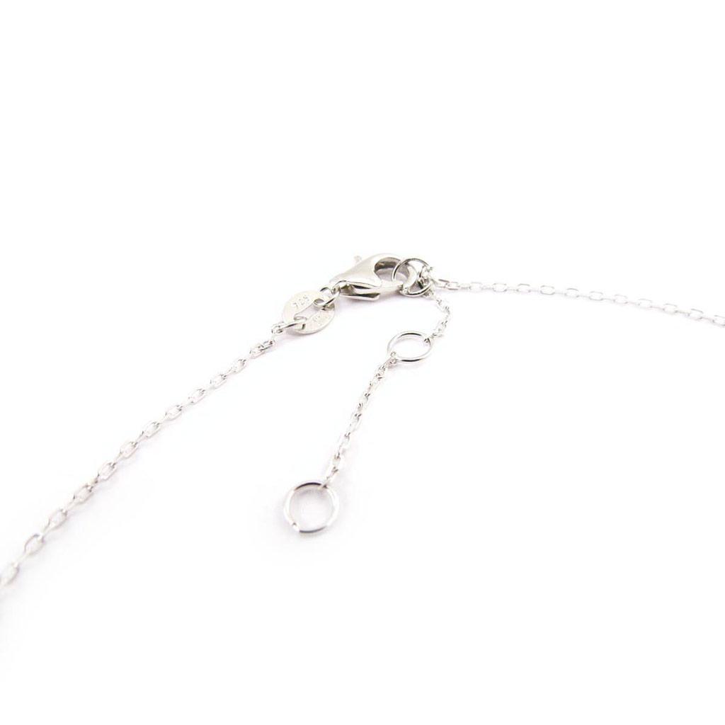 Les Trésors De Lily [J4078] - Collier Argent 'Rosa Romantica' blanc