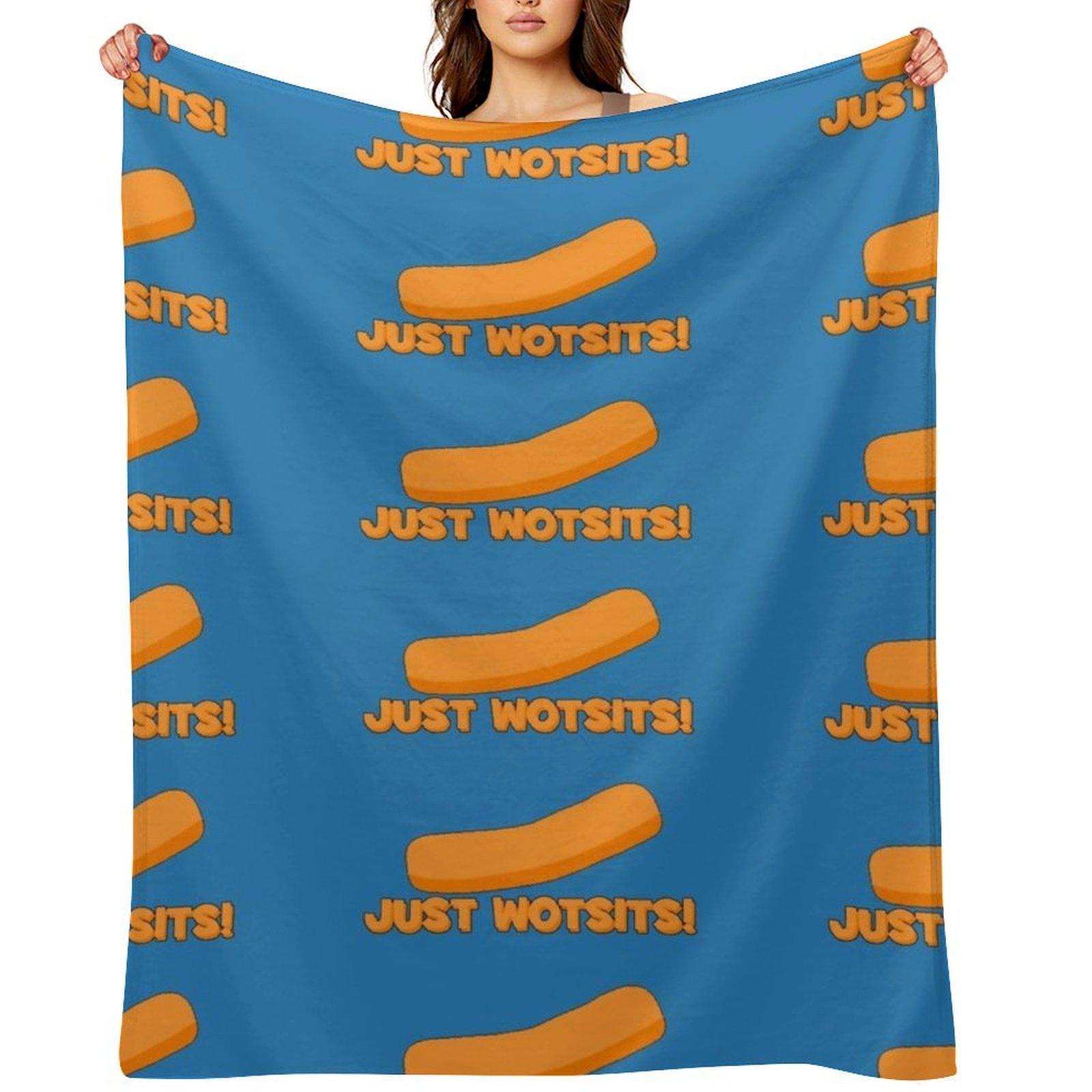 

Только Wotsits! Плед диванный плюшевый для зимы декоративный Пледы 30x40in