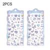 1pc 3D Relief Journal Decorative Stickers Kawaii Candy Ghost Bread Drop Scrapbooking Phone Stickers Stationery Sticker TMZ