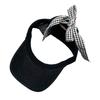 Spring/Summer Cute Puppy Plaid Tether Baseball Cap Ladies Shade Cartoon Embroidery Cap