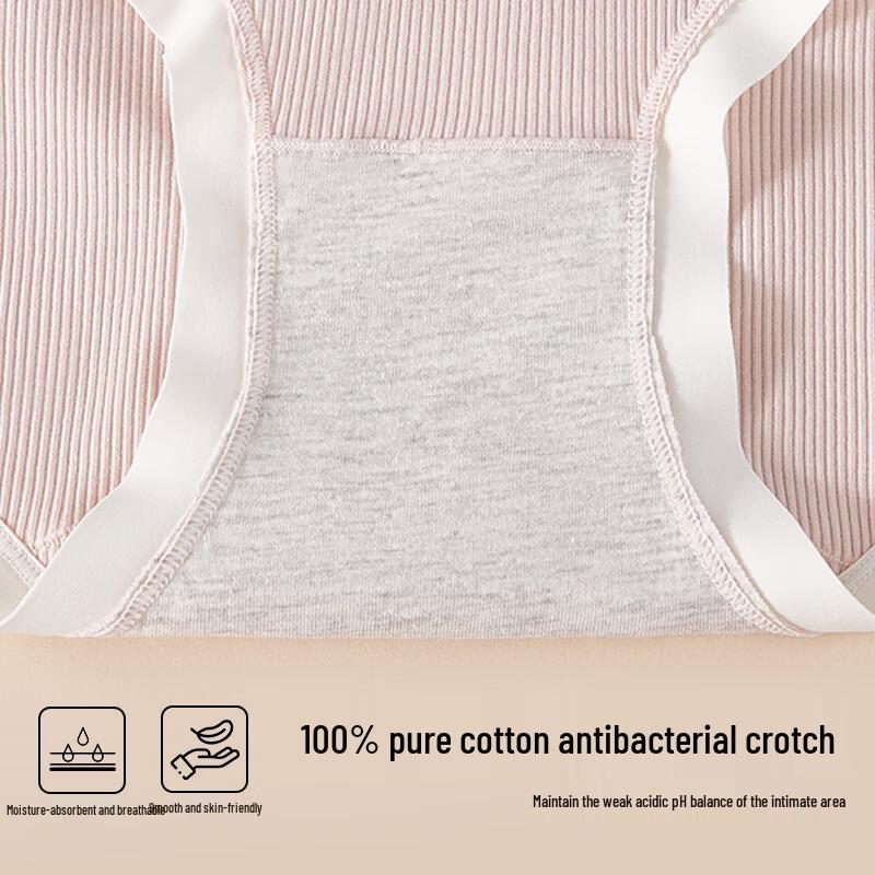 Urban Beauty Women's Cotton Physiological Briefs 3-Pack