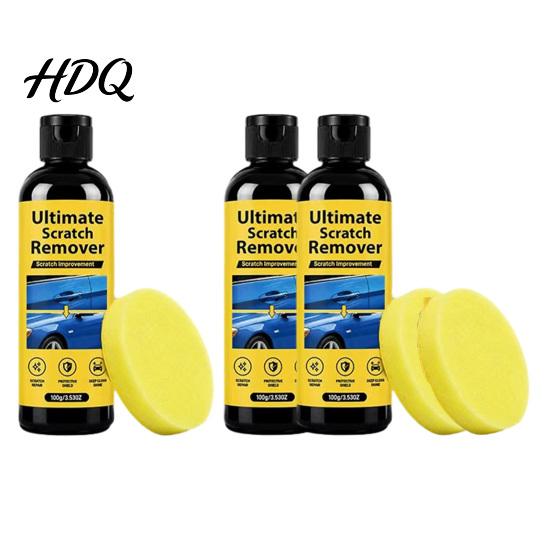 Car Scratch Repair Remover for Fine Scratches Paint Surface Agent Vehicle with Sponge Removal Kit Motorcycle Care
