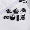 Lovely Cats Enamel Lapel Pin Cartoon Animal Designs Brooches Portable for Jackets Hats and Backpacks