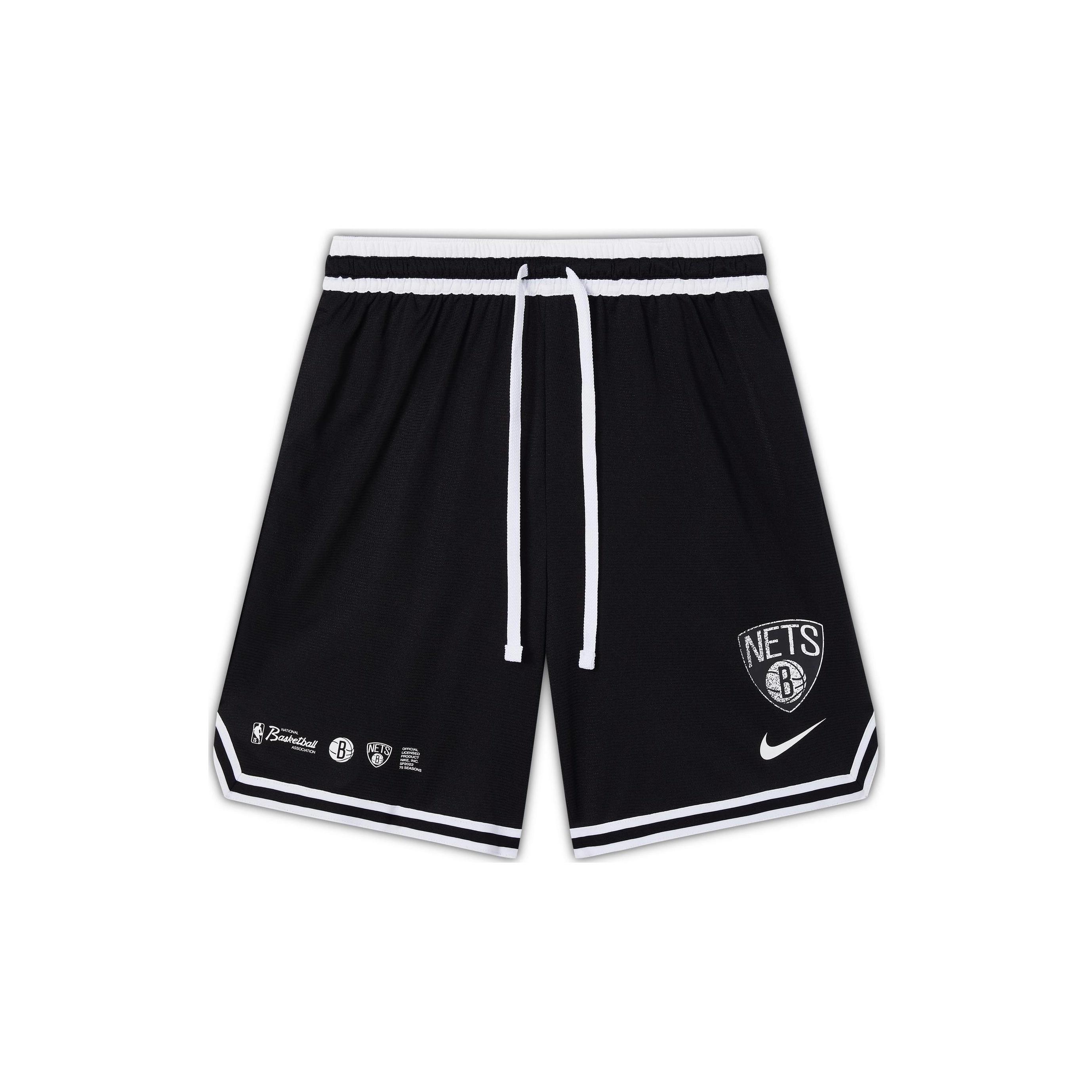 

Nike Шорты для баскетбола Brooklyn Nets Dri-FIT DNA NBA с принтом логотипа, свободные, мужские, черные DH9166-010 M