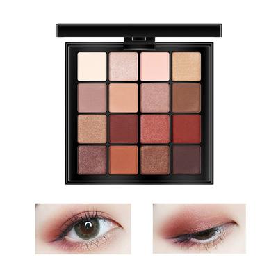 YiYe Eyeshadow Palette Shadow Palette Highlighter 3in1 16 Colors 19.2g, 01, 1 Piece