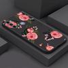 Letter Flower Case for Motorola Moto Edge 30 Neo G9 Plus G200 5G One Fusion Plus Edge 20 Pro Edge 40 Pro TPU Soft Cover