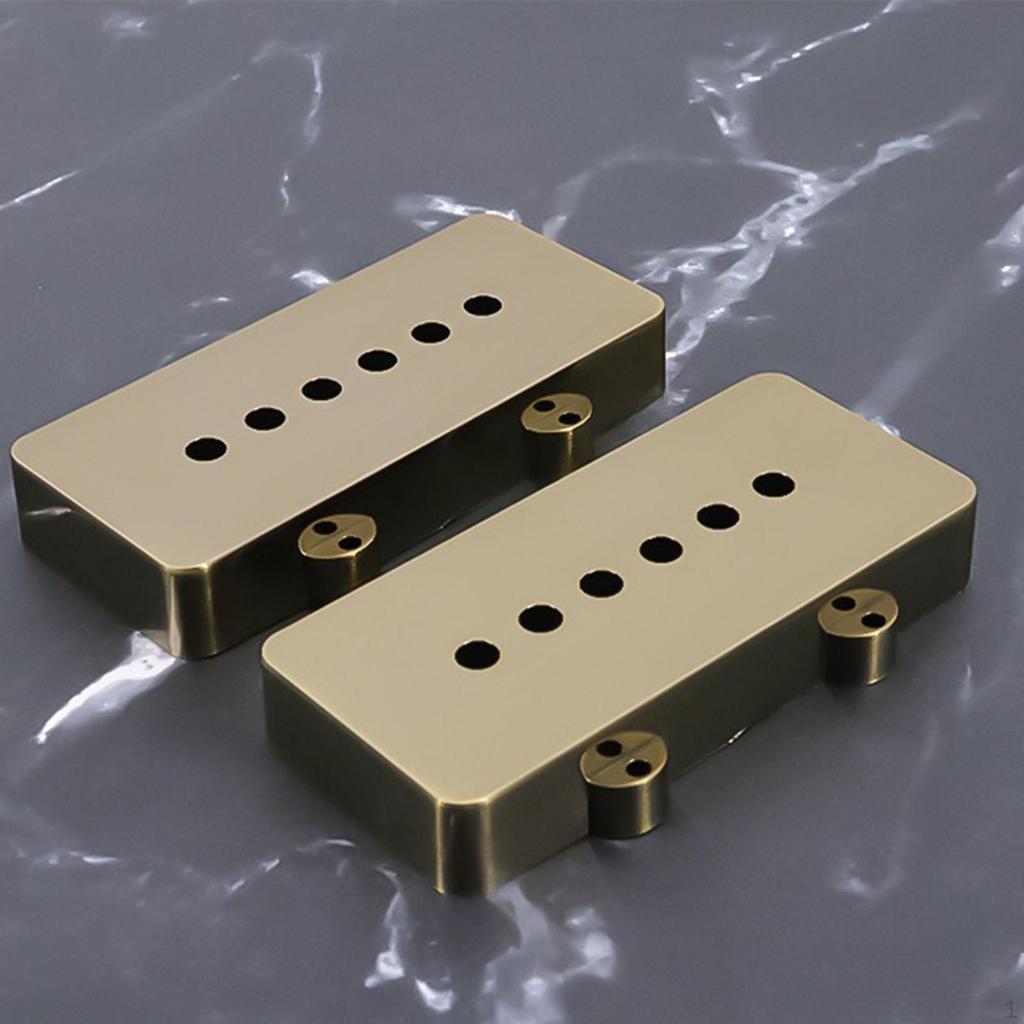 2 stk. Gitar Pickup-deksel 50mm/52mm Polavstand for Jazzmaster-gitarer DIY Elektrisk