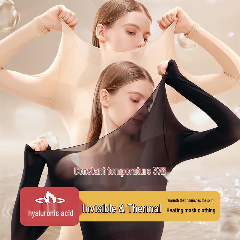 

Женский ультратонкий термокомплект Yuzhaolin с гиалуроновой кислотой One Size (fits 99-132 lbs)