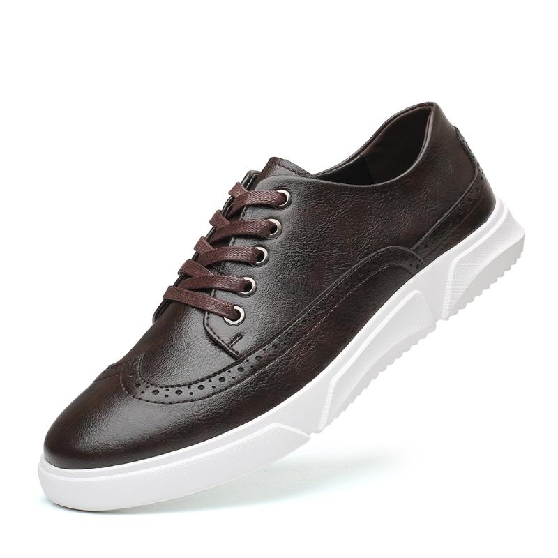 

Mens Plus Size Casual Shoes Fashion Korean Style British Sneakers Lace Up Retro Flats Comfortable Breathable Walking Shoes 41