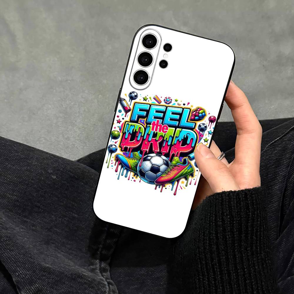 

2026 World Football Phone Case For Samsung S25,S24,S21,S22,S23,S30,Ultra,S20,Plus,Fe,Note,10,9,5G Black Cover Samsung S20ULTRA5G
