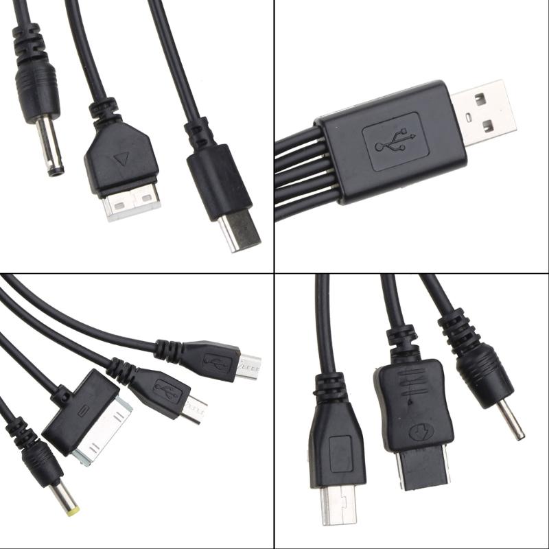 10 In 1 USB Multi Charger USB Cables for Mobile Phones USB Charging Cord 20CM/7.87in