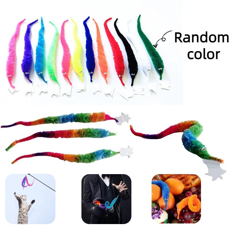 Magiczny Robak Kręty Zabawny i Unikalny Pluszak Dla Psotników Entuzjastów Magii 22,5 cm