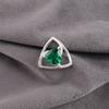 Chrome Diopside Gemstone 925 Stamped Silver Jewelry Zircon Pendant For Wedding CZP-10-1
