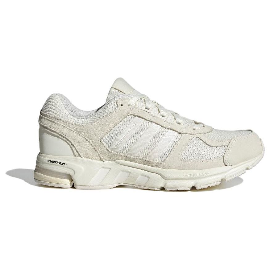 Adidas Equipment 10 Trendy Comfortable Fabric Shock Absorption Durable Breathable Low Top Running Shoes Unisex Sneakers White IE8257