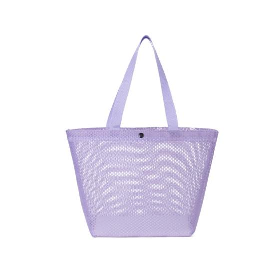 Mesh Beach Bag for Women, Sand-proof Waterproof Large Mesh Tote Bag, Swimming Pool Beach Toy Shoulder Pouch, Travel Vacation Cruise Essentials