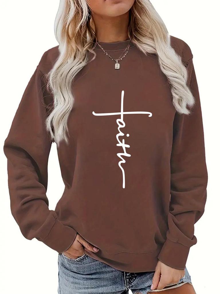 Women's Autumn/Winter Easter Print Plus Velvet Hoodie with Back Tie Collar
