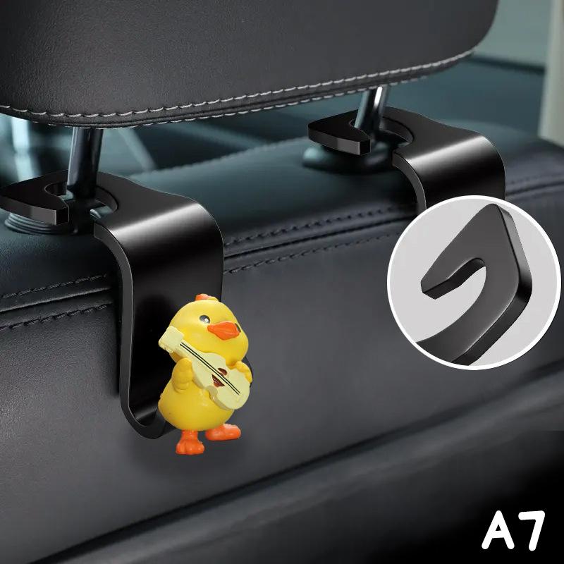 

Мультяшные милые маленькие желтые утки, украшения, крючок для заднего сиденья автомобиля, мини-утки, модель декора, авто интерьер, крючок для задней подушки, аксессуары