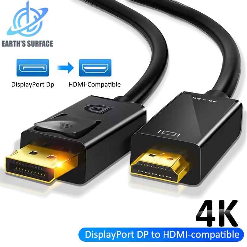 

Адаптер видео-аудио конвертера 4K 2K DisplayPort в HDMI, Display Port DP-кабель для ноутбука, телевизора, проектора, монитора, ПК, PS3 3m-4K DP to HD