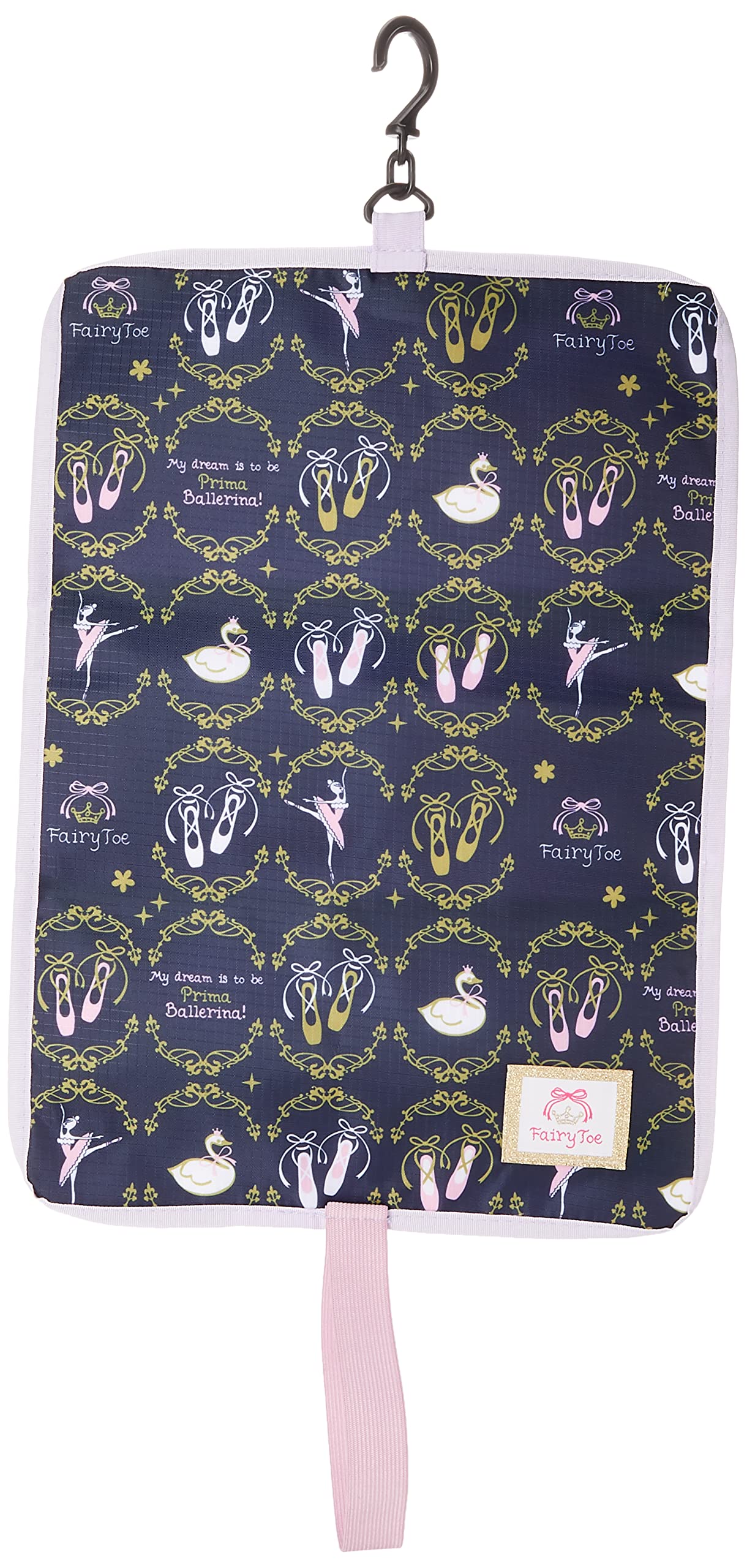 

NickNack FairyToe Pointe Shoe Holds 3 Pairs of Ballet Perfect for Ballet Ballet Case, Shoes, Deodorizing, Black, W28xH39cm, Lessons, Supplies, чёрный