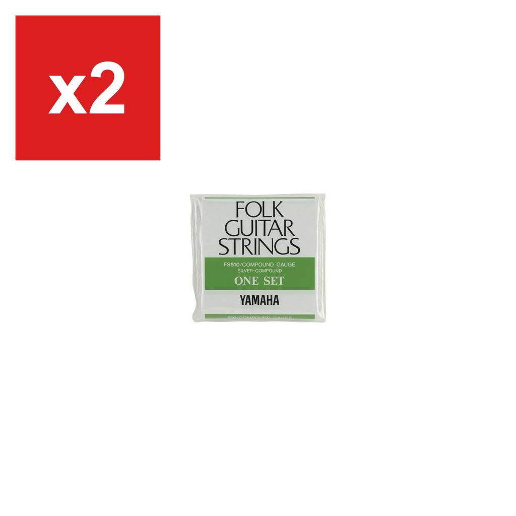 Folk Guitar Strings Yamaha FS-510 Compound (2 Sets)
