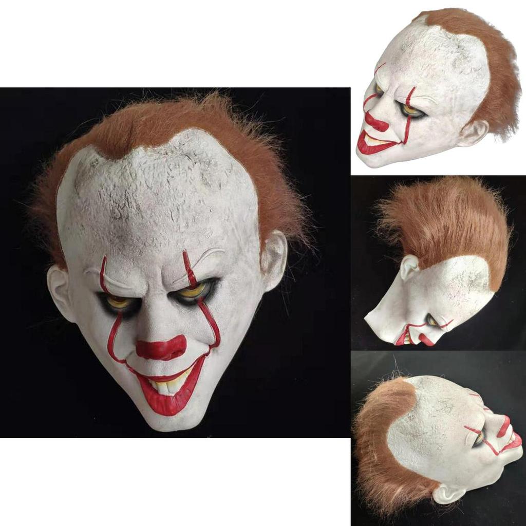Film Het Clown Horror Masker Latex Kostuum Voor Kerstmis En Halloween