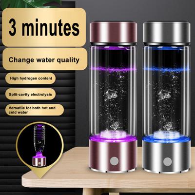 Hydrogen Water Generator Bottle Large Capacity Food Grade BPA Free Rechargeable Portable Hydrogen Waterionizer Generator