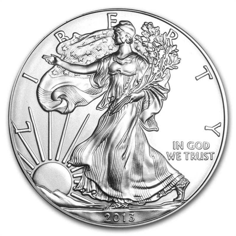 Moneta pamiątkowa Statua Wolności, 2011-2024, moneta Eagle Ocean, posrebrzana, medal pamiątkowy