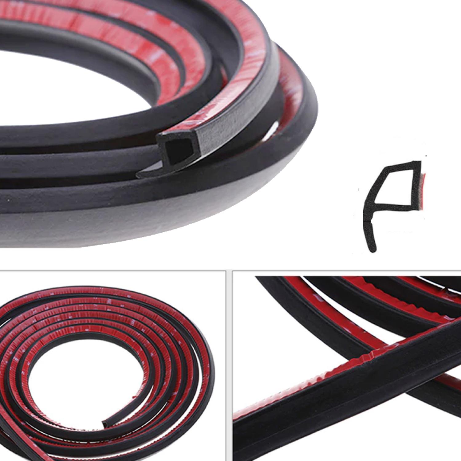 

Door, Hood, and Trunk Seal Strip with Adhesive - Soundproof 5 Meter L