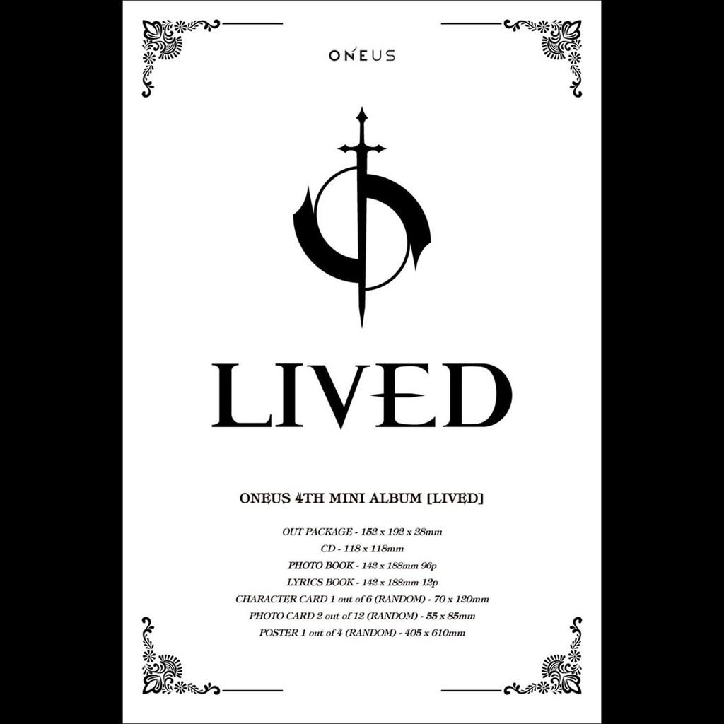 ONEUS [LIVED] 4th Mini Album