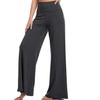 High Waisted Straight Leg Pull-On Pants with Elastic Waist and Pockets