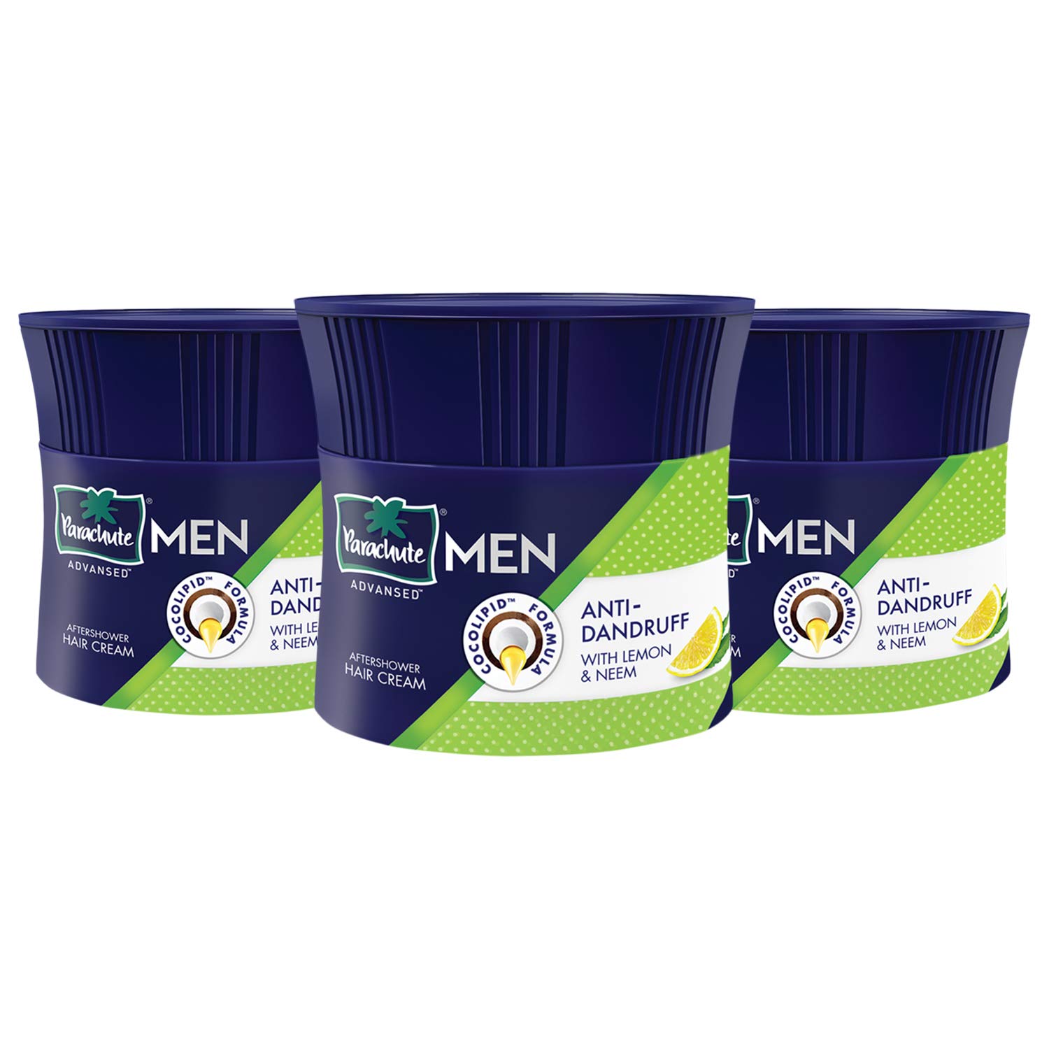 Parachute Advansed Parachute Hair Cream for Men, 100ml (Pack of 3)|Anti Dandruff | After Shower |Non Sticky Oil Replacement Hair Cream