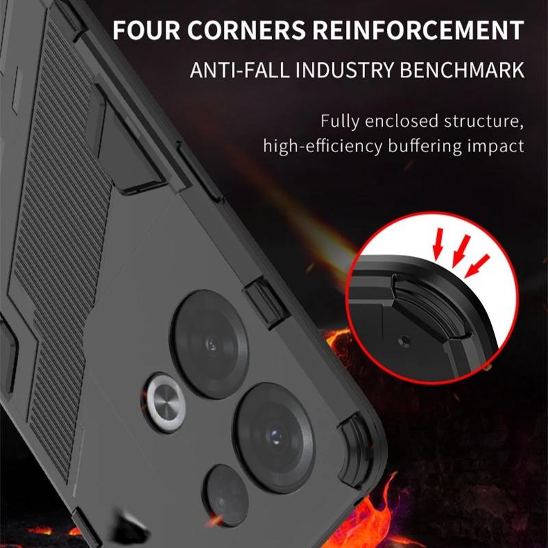 Phone Holder Case For OnePlus Nord N20 SE Case Anti-knock Armor Full Cover For OnePlus Nord N20 SE Case For OnePlus Nord N20 SE