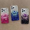 Glitzer Strass Rose Blume Handyhülle Für Google Pixel 10 9 Pro XL 9A 8 8A 7 7A 6 6A Bling Kristall Diamant Abdeckung